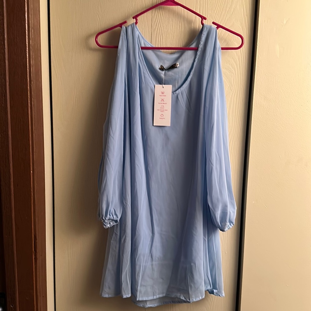 Blue dress